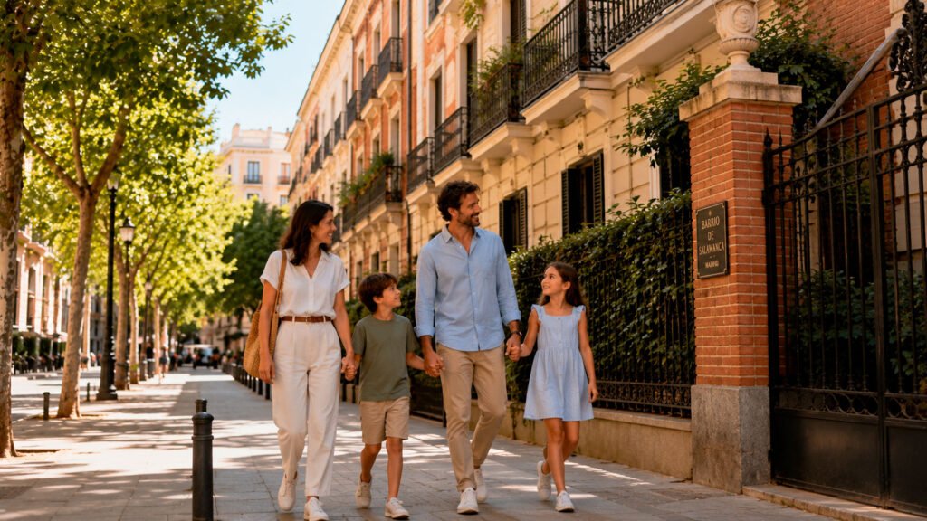 Mejores zonas para vivir en Madrid con familia
